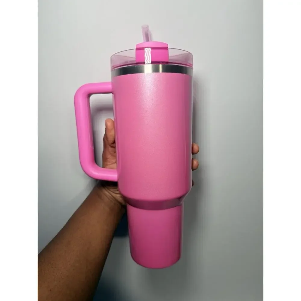 Stanley X Starbucks 2024 Exclusive EU Release WINTER PINK 40oz Tumbler BNWT - Picture 4 of 6